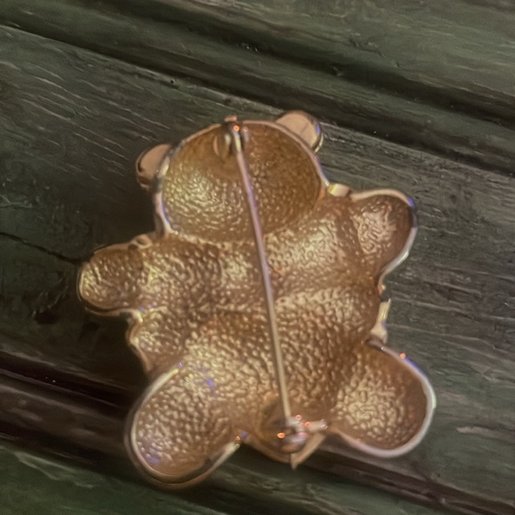 Teddy with heart brooch - Picture 2 of 2